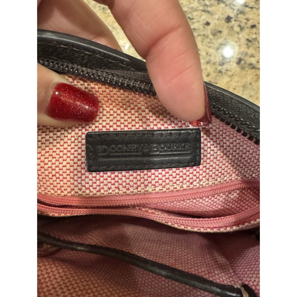 Dooney Bourke Messenger Crossbody Shoulder‎ Bag Logo Canvas Leather - Picture 6 of 7